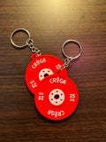 Cróga 25kg Rubber Keychain