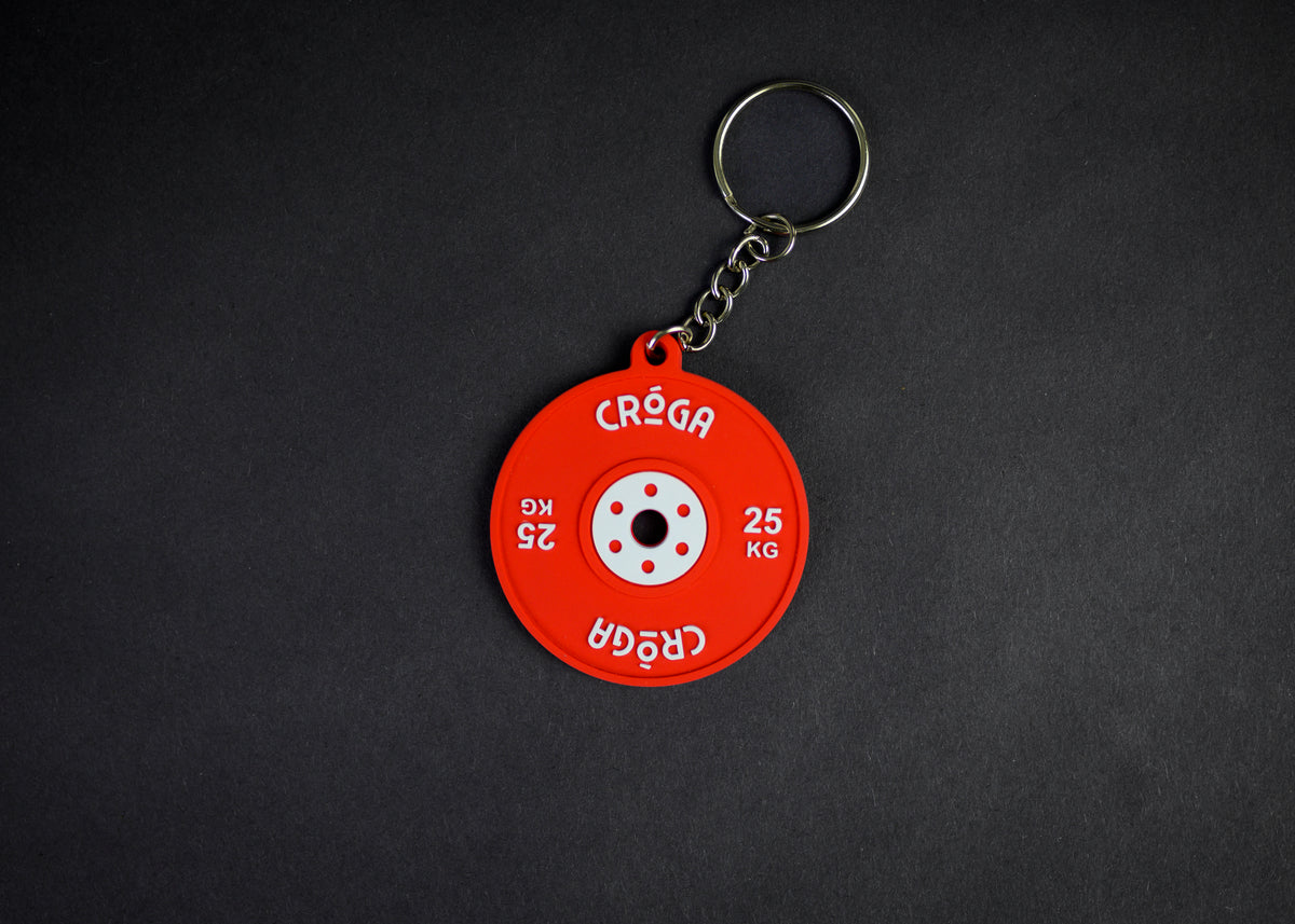 Cróga 25kg Rubber Keychain