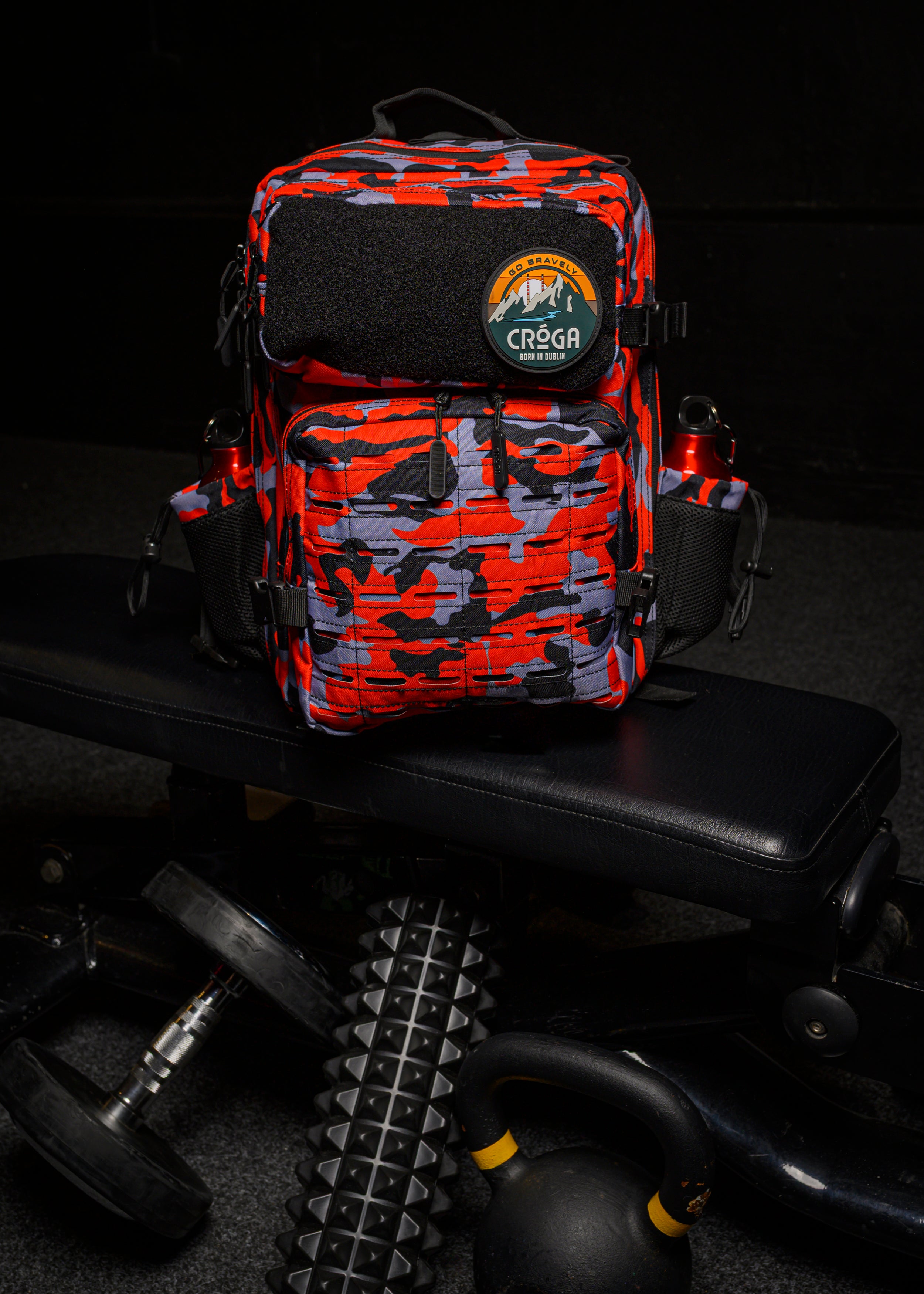 Vikingo | Red Bloom Camo Backpack