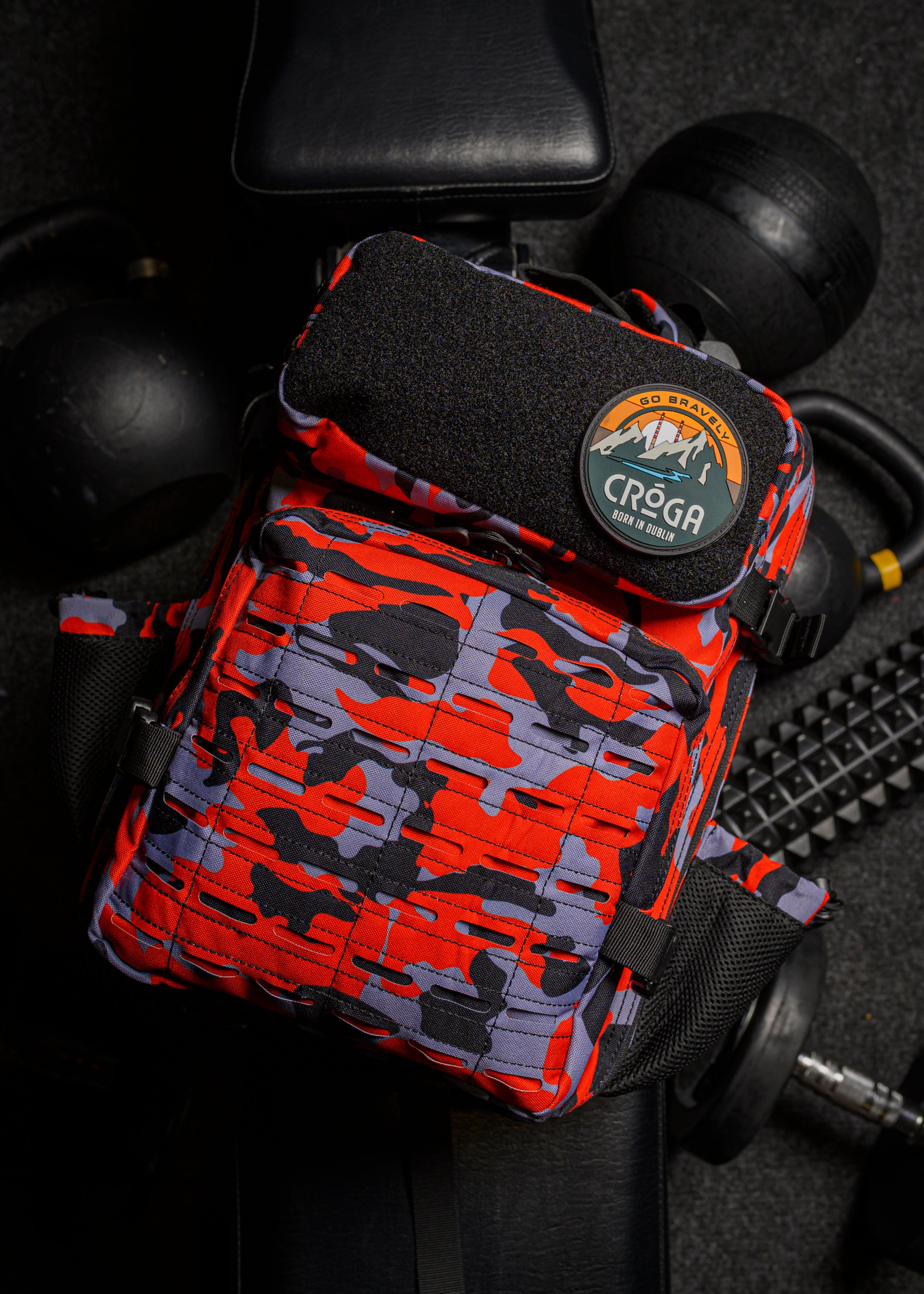 Vikingo | Red Bloom Camo Backpack