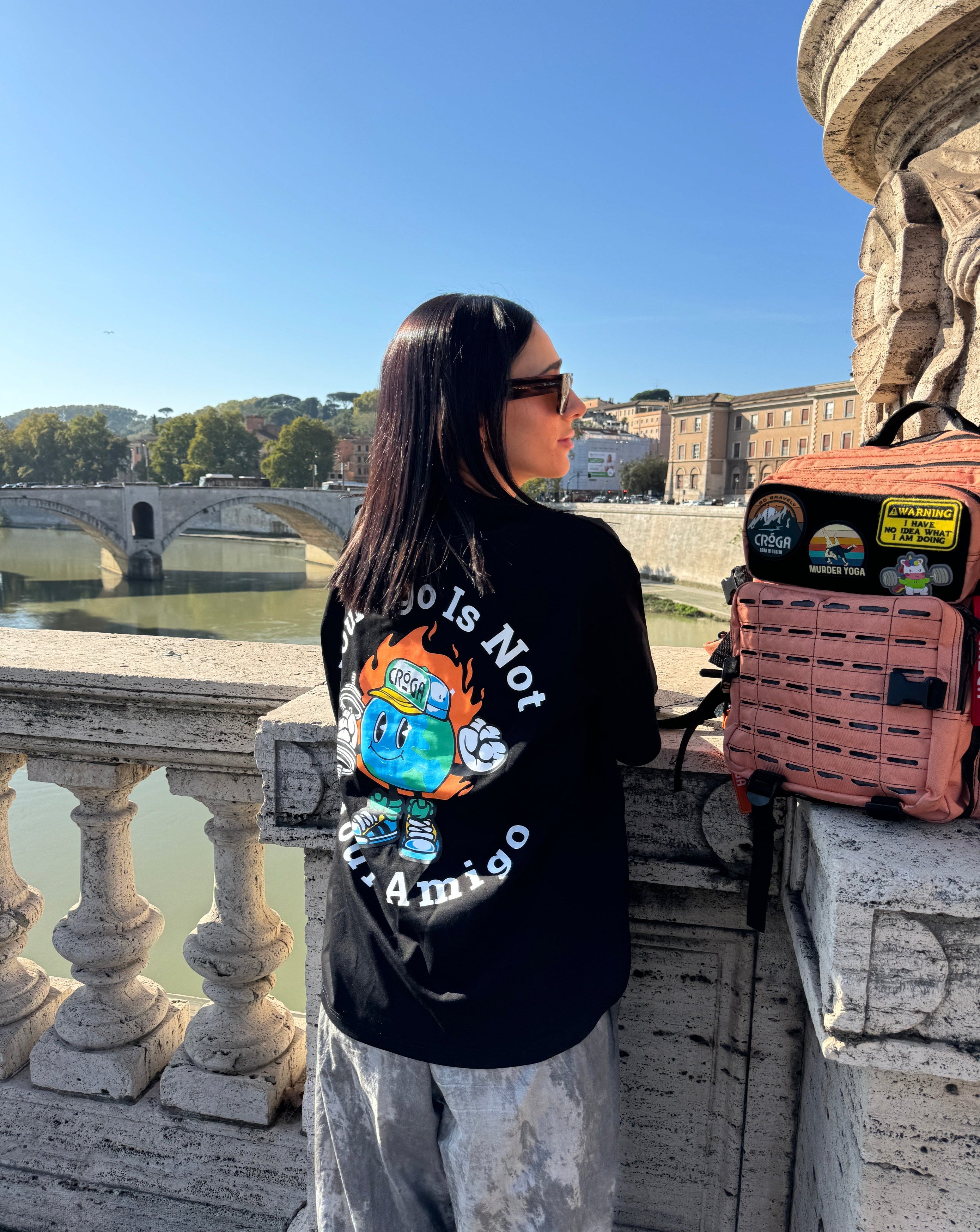 Your Ego Is Not Your Amigo - Oversized graphic tshirt