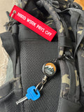 Retractable Reel Keychain