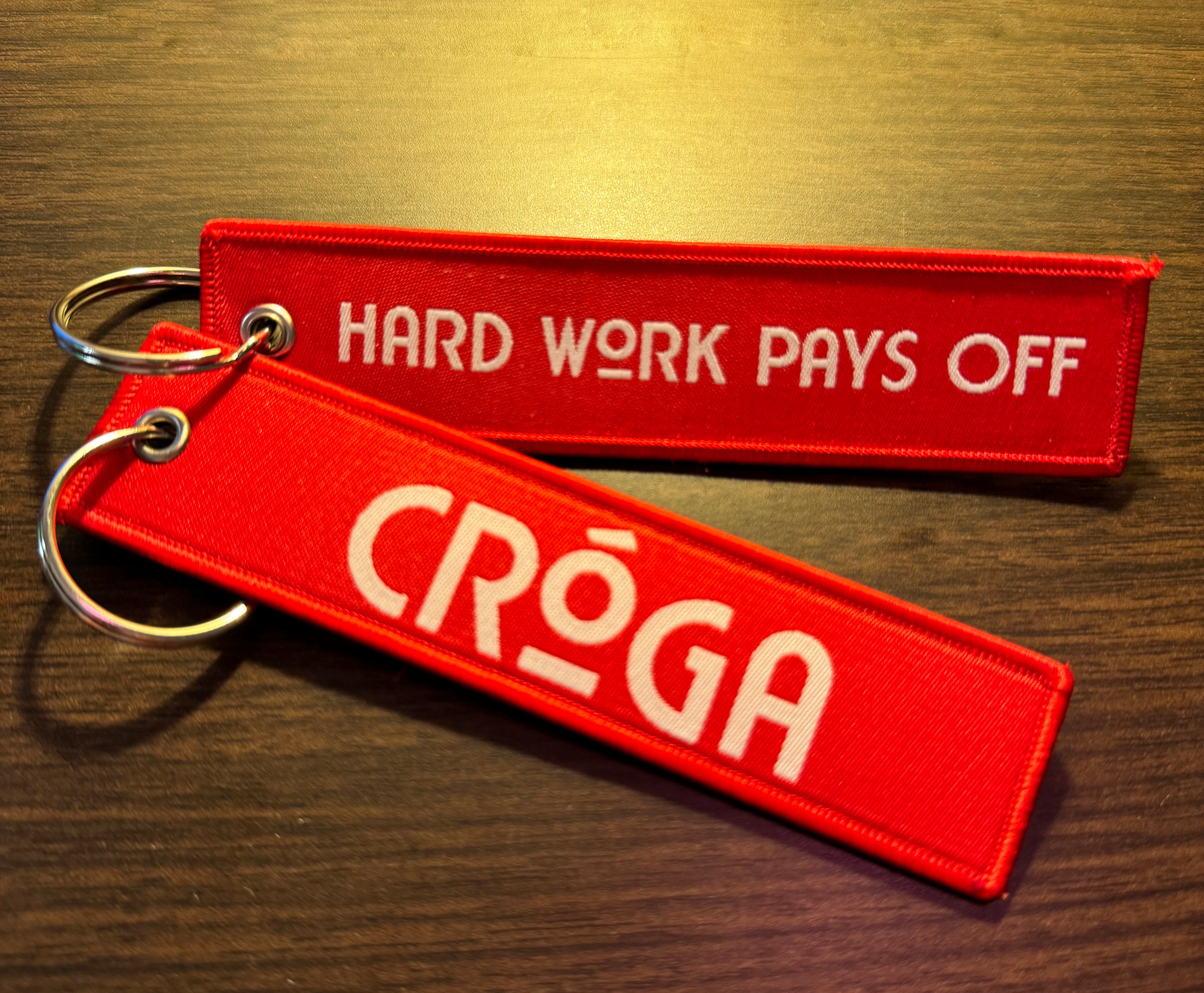 Hard Work Pays Off Keychain