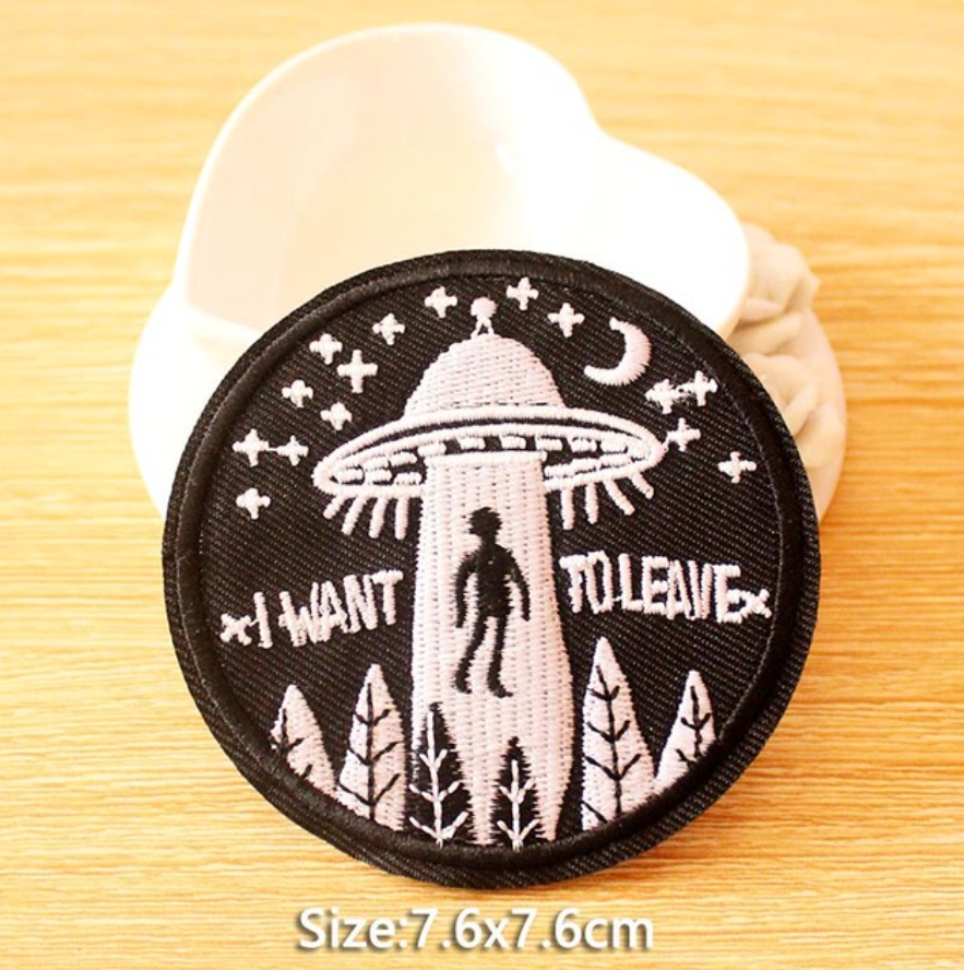 I Want To Leave - Velcro Patch